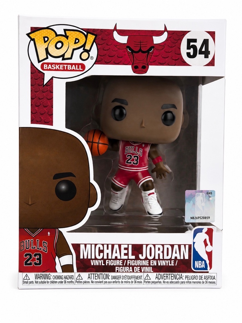 Michael Jordan Bulls Funko Pop #54